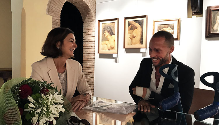 Laura Boldrini incontra Ivan Cottini a Fano