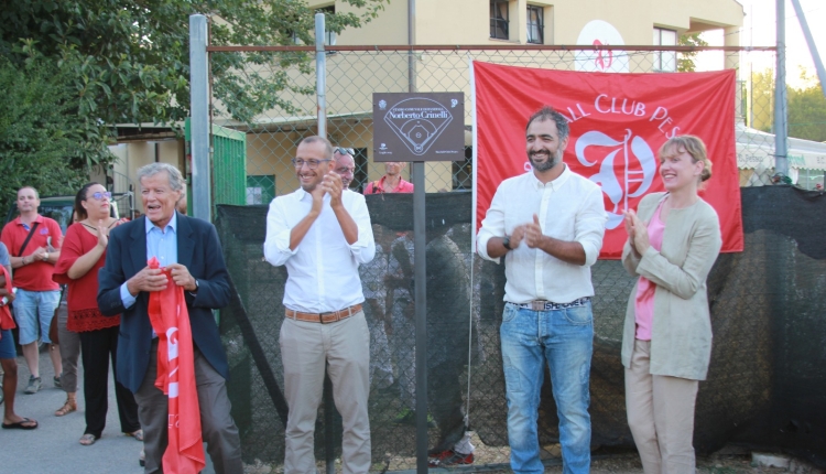 norberto crinelli intitolazione campo baseball