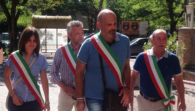 sopralluogo sindaci all'ospedale di Fossombrone