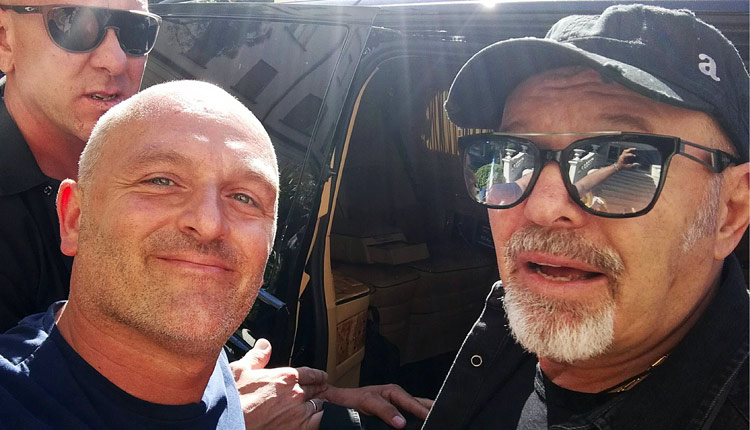 Vasco Rossi con l'Acchiappavip