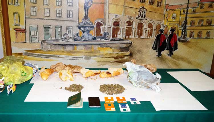 carabinieri fano marjuana pacco