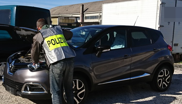 suv rubato recupero polizia fano