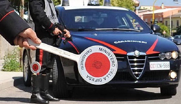 carabinieri autista banda pergola