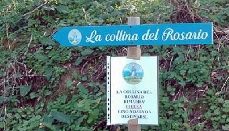 collina del rosario foto chiusura