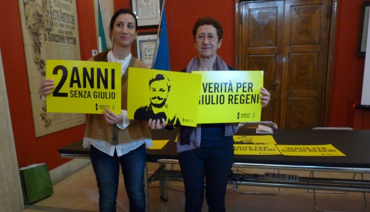 giulio regeni fiaccolata pesaro