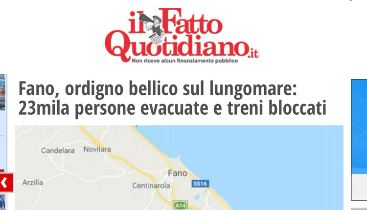 fano bomba fatto quotidiano