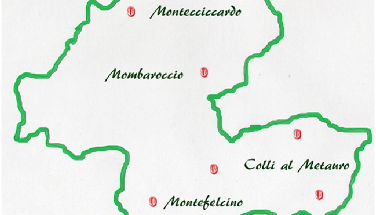 colli borghi castelli marca flaminia