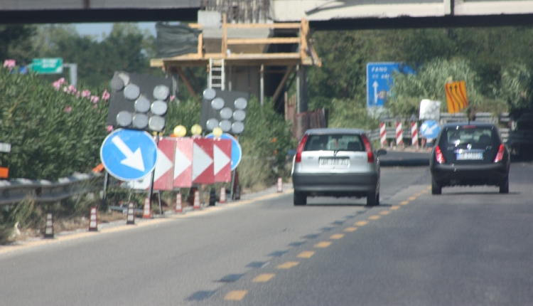 superstrada chiusura lavori