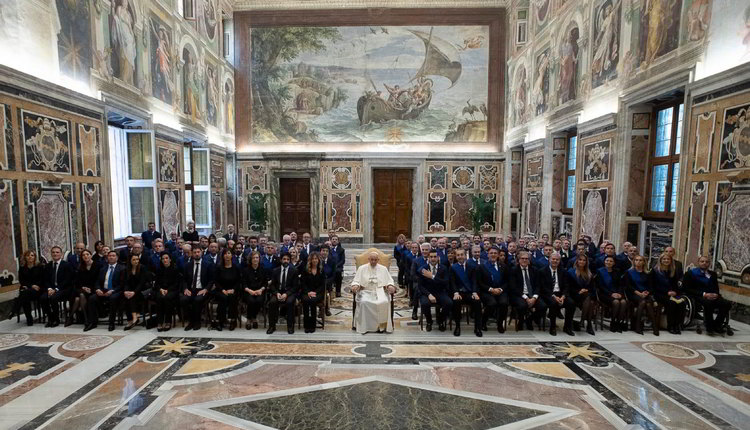 Papa Francesco con i Presidenti delle Province