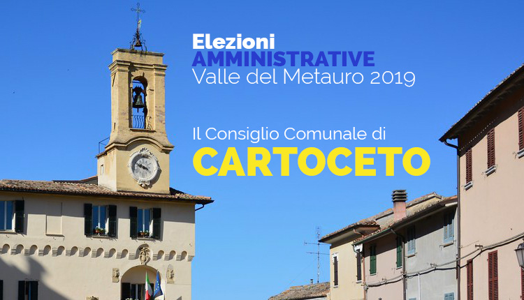 I consiglieri eletti a Cartoceto