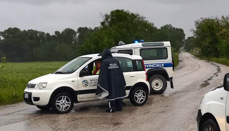 ponte metauro cerbara chiuso per maltempo