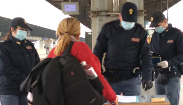 controlli polizia coronavirus