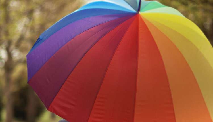 ombrello rainbow