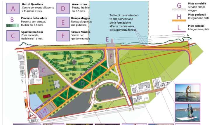 Il progetto di riqualifiazione dell'area ex-pista Go-kart elaborato dal comitato