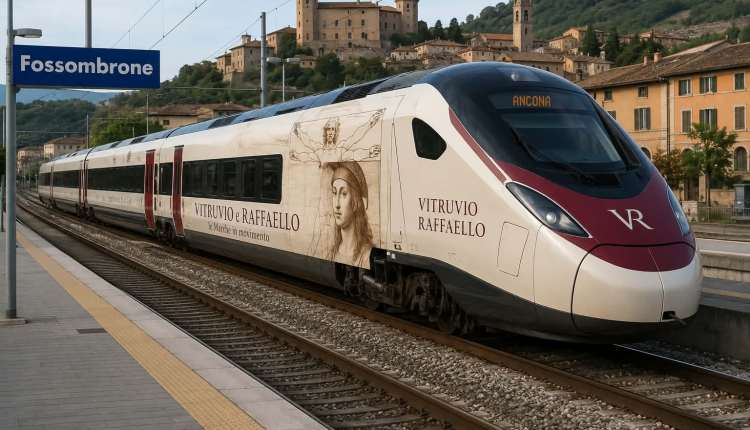 treno vitruvio raffaello